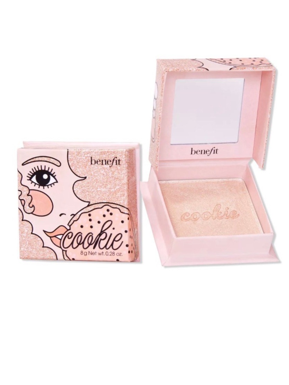 Benefit Cookie Highlighter – Cool gold tone FULL SIZE HIGHLIGHTER.
